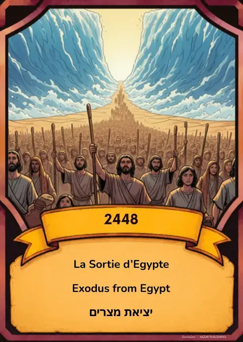 Carte DorVaDor « La Sortie d’Egypte » – 2448